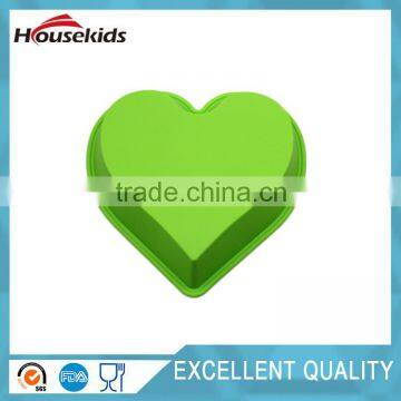 Big Heart Food Grade Silicone Cake/Bread/Pizza DIY Bakeware Mould photo-2