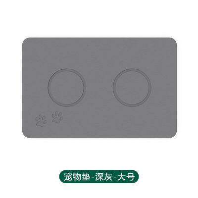 Stone Pet Food Feeding Mat Water Absorbing Diatomite Mats for Pets photo-3