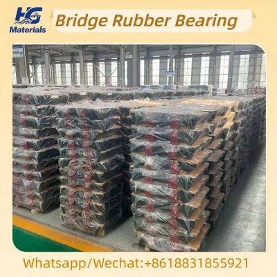 Multi-Layered Natural Rubber Bridge Bearing Pad for Vertical Load Support and Lateral Movement