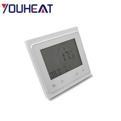 Fashionable Design Intelligent Touch Screen Adjustable Temperature Control Smart Thermostat for Floor Heating photo-5