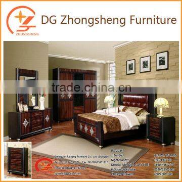 Paper finished polywood bedroom furniture manufacturer