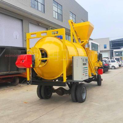 traction asphalt mixer, diesel-heated asphalt equipment, automatic feeding asphalt mixer