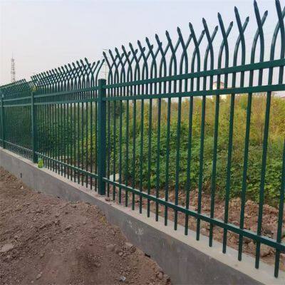 Anti-Rust Welded Wrought Iron Picket Fence for Outdoor Boundary Protection photo-4