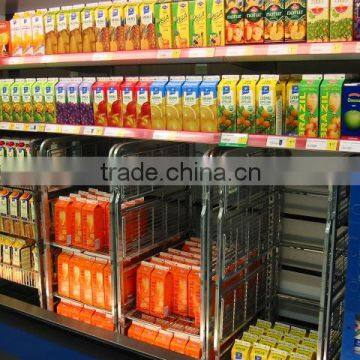 Warehouse Mesh Storage Foldable Roll Trolley photo-4