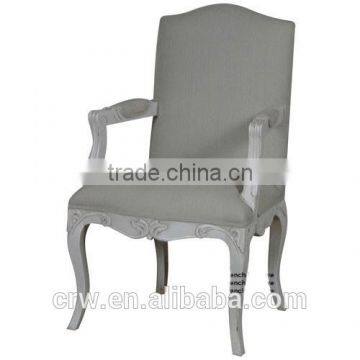 RCH-4319 Hot Sale Upholstered Antique French Armchairs