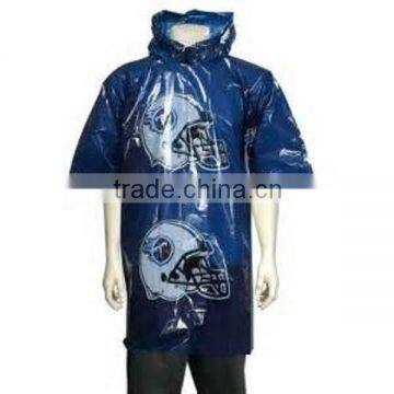 Emergency Lightweight With Hood Plastic Outdoor Rain Poncho photo-2