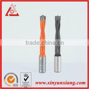 Solid tungsten carbide boring bits