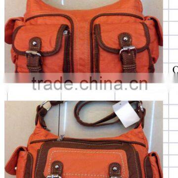 Colourful Messenger Washing Leather Bag