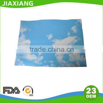 Airline serving printed logo anti slip tray mat paper