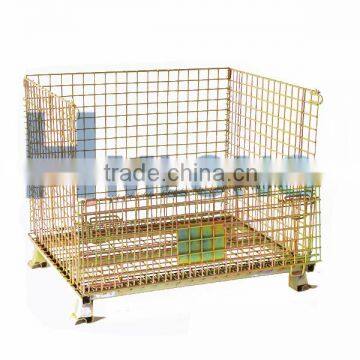 Galvanized Foldable Mesh Metal Storage Cage