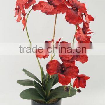 Best selling imitation bonsai orchid/artificial flower making/fabric flower/china artificial flowers