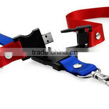 Branding Customization Usb Drive Lanyard 4Gb