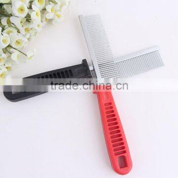 Shedding Brush Comb Pet Fur Grooming Dog Cat Short Hair Metal photo-2