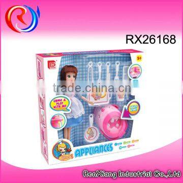 Plastic Funny Kitchen Set for Kids Food Fake