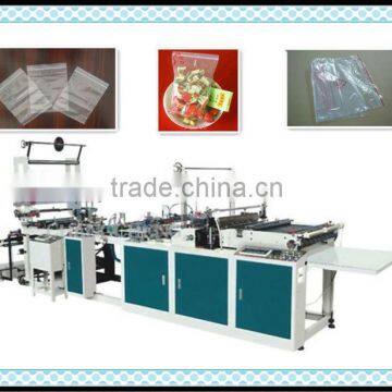 XK-ZF series plastic zipper type clothes bag making machine