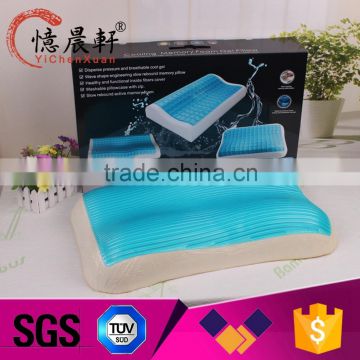 Silicon gel pillow, Memory foam Cool GEL Pillow, cooling gel memory foam pillow