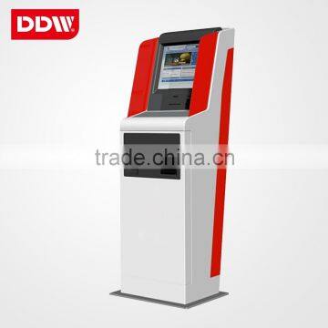 Lobby free standing touch screen self-service terminal kiosk