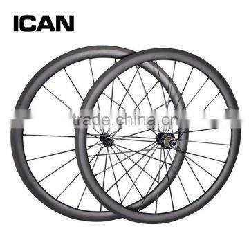 Carbon wheel clincher 38mm road bike wheelset