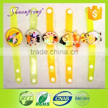 China supplier musical wrist bracelet,soft PVC wrist band