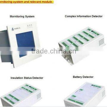 LCD substation power control and monitoring system