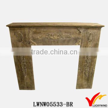 classical decorative wood antique fireplace french