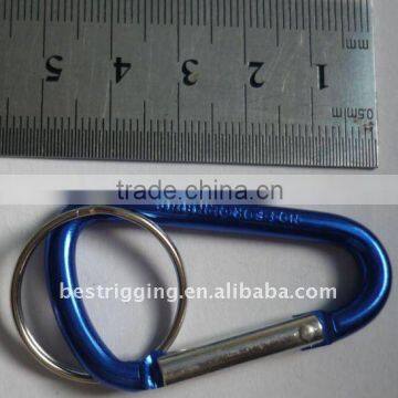 5mm blue aluminum spring hook /decoration accesory