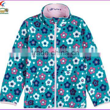 2015 Printing Soft Fleece Jacket for Kids