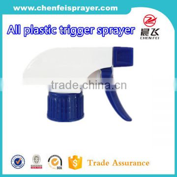 Custom all plastic trigger sprayer for cleaning trigger sprayer bottle and hand trigger sprayer for car wash 28/410