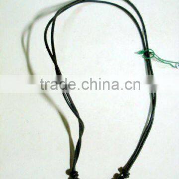 Genuine Leather Beaded Necklaces