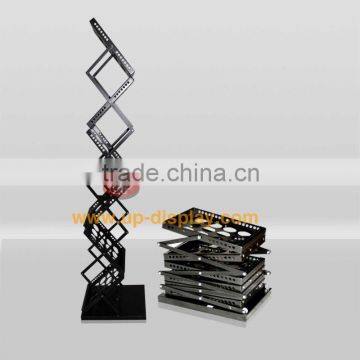 Foldable catalogue shelf