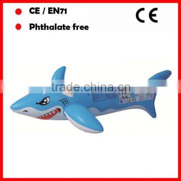 inflatable blue shark Riders for kids inflatable pool floats