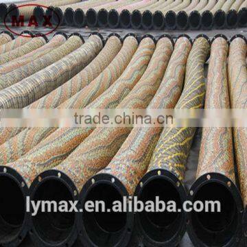 Professional manufacture sand discharge rubber hose with loose flanged ends