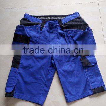 100% polyester multi pockets short work pant ebrasion resistant