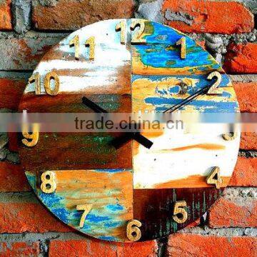 MHOME cheap vintage MDF desktop clock