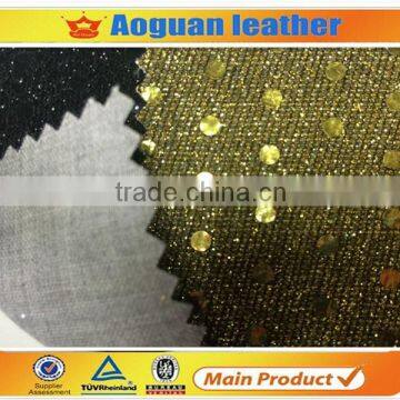 2016 New Design Ladies Shoes Material Fashion Shiny Sequin Glitter Fabric for Shoes Women Hot Sell in India Market T5795 photo-4