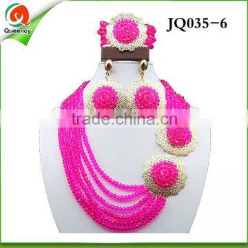 2016 cheap Jewelry Set for african people beaded fashion jewelry set