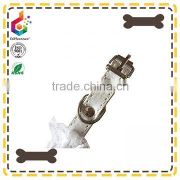 White Lace PU Dog Collar photo-4