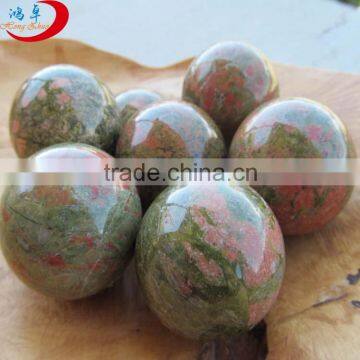 Unakite Jade Balls / Hand Massage Balls / Hand Balls