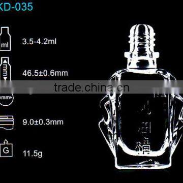 3.5-4.2ml essential balm oil glass bottle