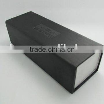 black embossed print popular eyeglasses packing box