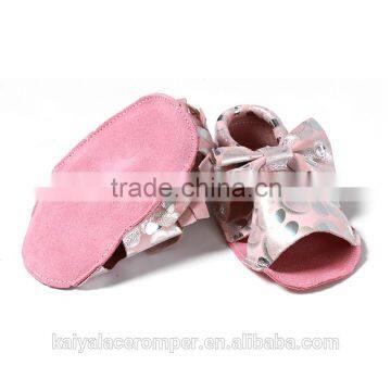 Glitter Dot Baby Moccasins,Toddler Leather Moccasins Fringe Bow Baby Booties Shoes photo-3