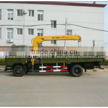 Crane tippe truck ,tipper truck with crane