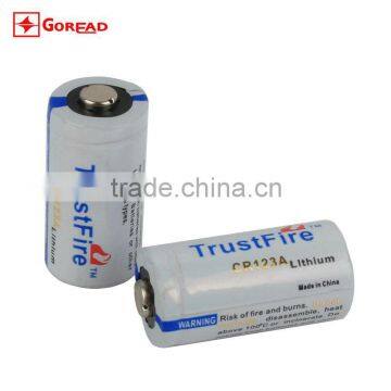 Trustfire CR123A 3V photo flashlight Lithium battery