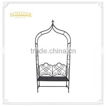 high quality wrought iron garden arch chair