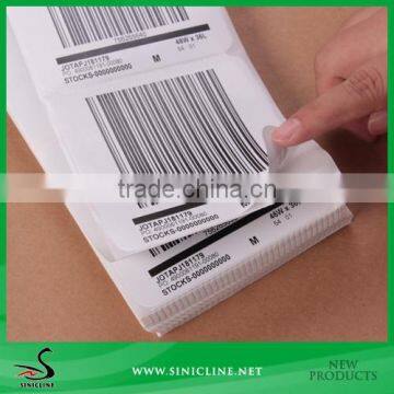 Sinicline Art Paper Barcode Sticker Roll For Box Sealing/Goods