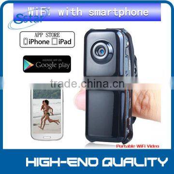 HD 720P night vision wifi camera with smartphone