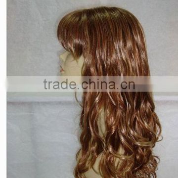 wholesale amazing products from china synthetic long hair with bang (fringe) wig for world cup 2014