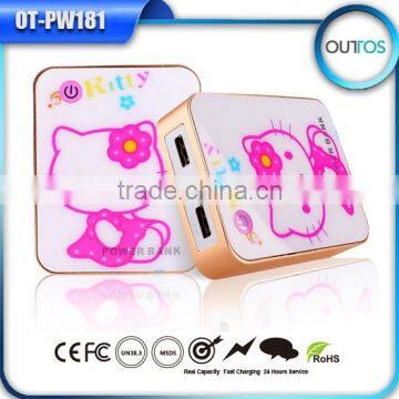 Top selling high quality 8800mah cute cartoon figure