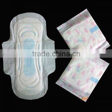 soft ultra-thin cotton core OEM sanitary napkins /pads warehouse in China