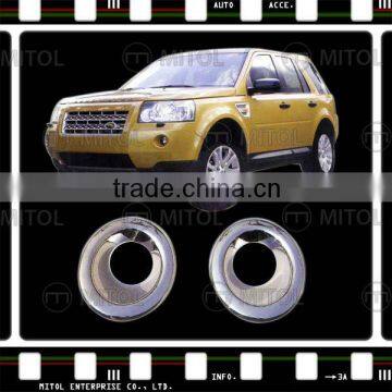 For LAND ROVER FREELANDER Chrome Fog Lamp Rim Cover Frame